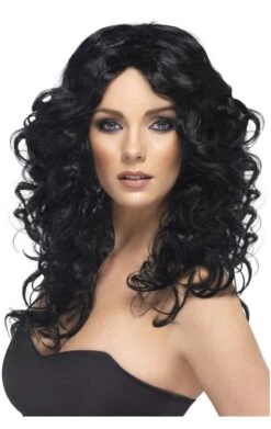 Smiffys Black Glamour Wig