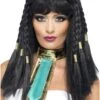 Smiffys Cleopatra Black Wig With Braids