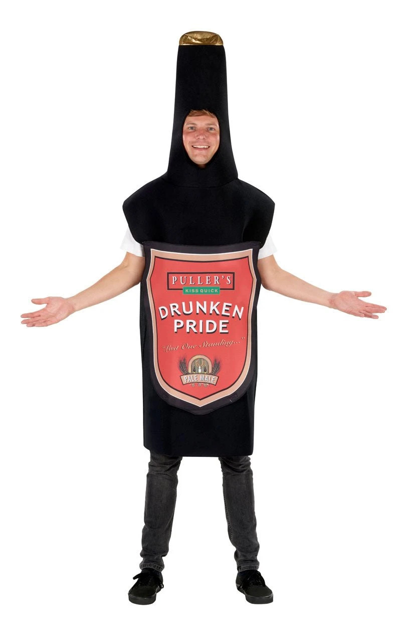 GENERIC Adult Drunken Pride Beer Bottle Costume 1 GENERIC Adult Drunken Pride Beer Bottle Costume