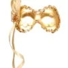 GENERIC Gold Masquerade Facepiece -Smiffys Sale Store gold masquerade facepiece 350297
