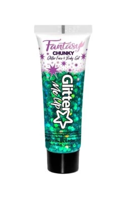 Green Iridescent Chunky Glitter Gel