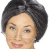 Smiffys Grey Granny Wig 5 Smiffys Grey Granny Wig -Smiffys Sale Store grey granny wig 657244