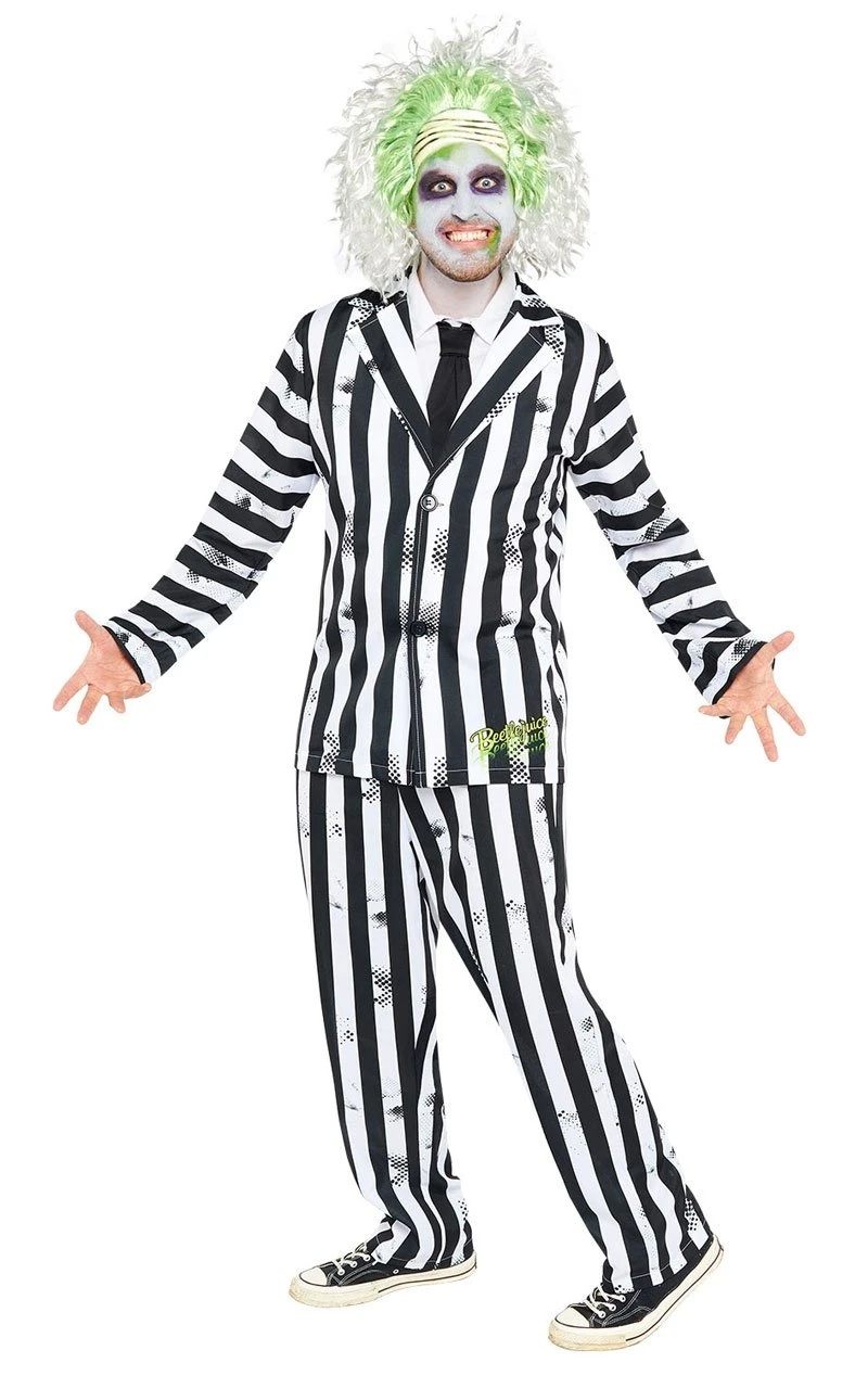 GENERIC Mens Beetlejuice Costume 1 GENERIC Mens Beetlejuice Costume