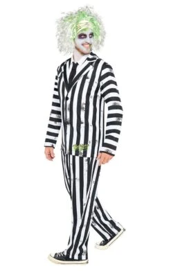 GENERIC Mens Beetlejuice Costume 5 GENERIC Mens Beetlejuice Costume -Smiffys Sale Store mens beetlejuice costume 503381