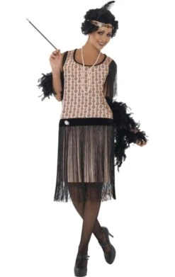 Smiffys Pink Flapper Girl Costume