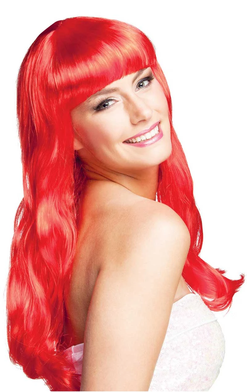 Smiffys Red Desire Wig 1 Smiffys Red Desire Wig