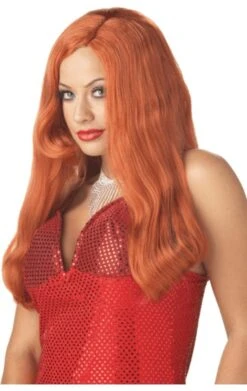 Silver Screen Long Red Wig