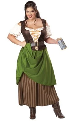 Tavern Maiden Plus Size Costume