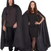 GENERIC Unisex Black Hooded Cape 3 GENERIC Unisex Black Hooded Cape -Smiffys Sale Store unisex black hooded cape 425483