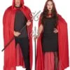 GENERIC Unisex Red Hooded Cape 7 GENERIC Unisex Red Hooded Cape -Smiffys Sale Store unisex red hooded cape 435679