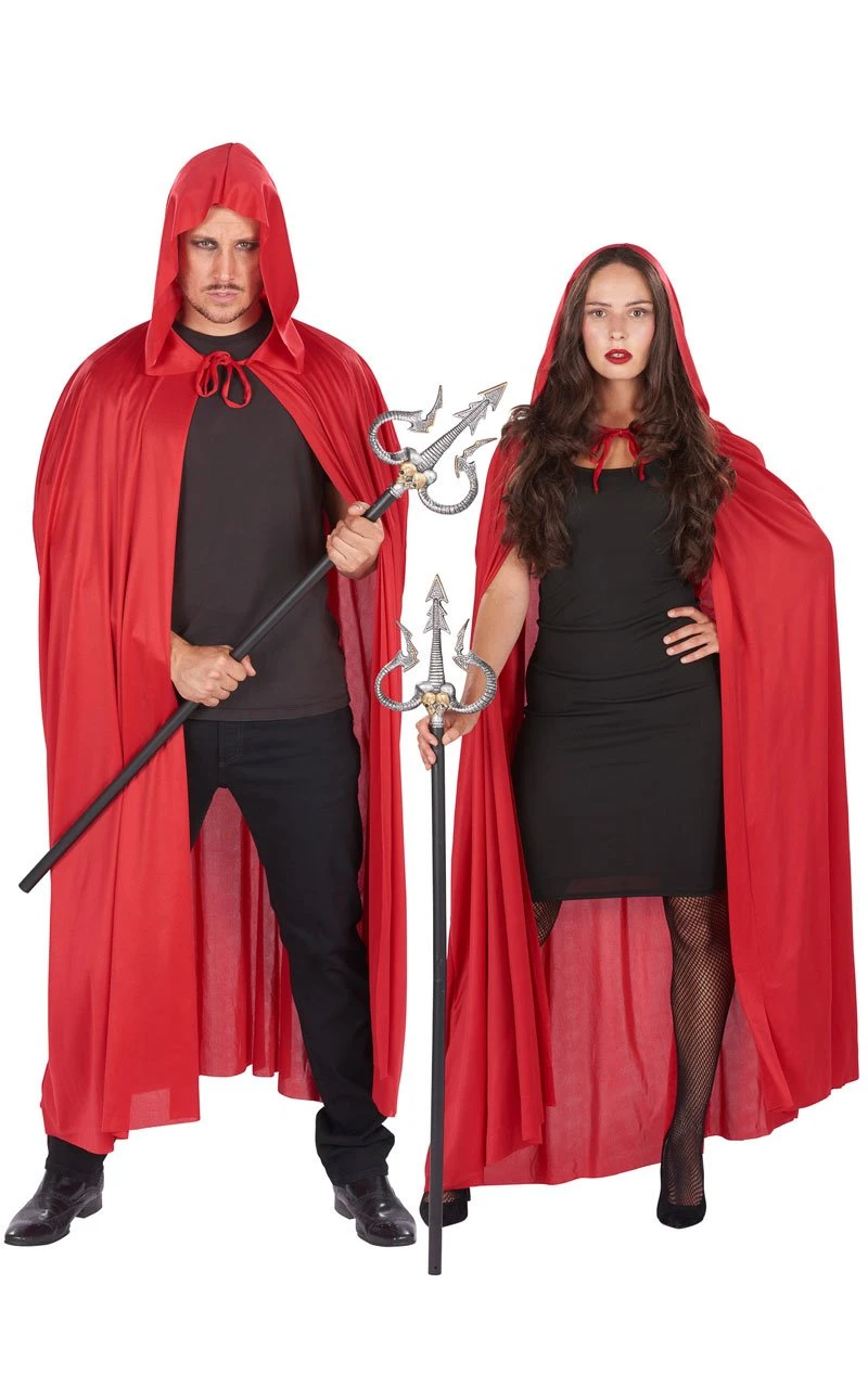 GENERIC Unisex Red Hooded Cape 1 GENERIC Unisex Red Hooded Cape
