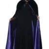 Adult Velvet Reversible Purple Cape