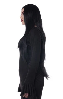 GENERIC Womens Black Extra Long Cosplay Wig 5 GENERIC Womens Black Extra Long Cosplay Wig -Smiffys Sale Store womens black extra long cosplay wig 868621