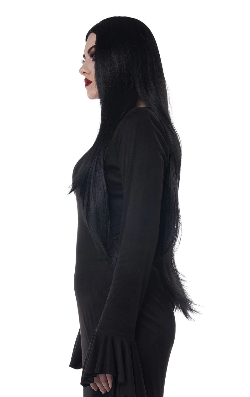 GENERIC Womens Black Extra Long Cosplay Wig 3 GENERIC Womens Black Extra Long Cosplay Wig - Image 3