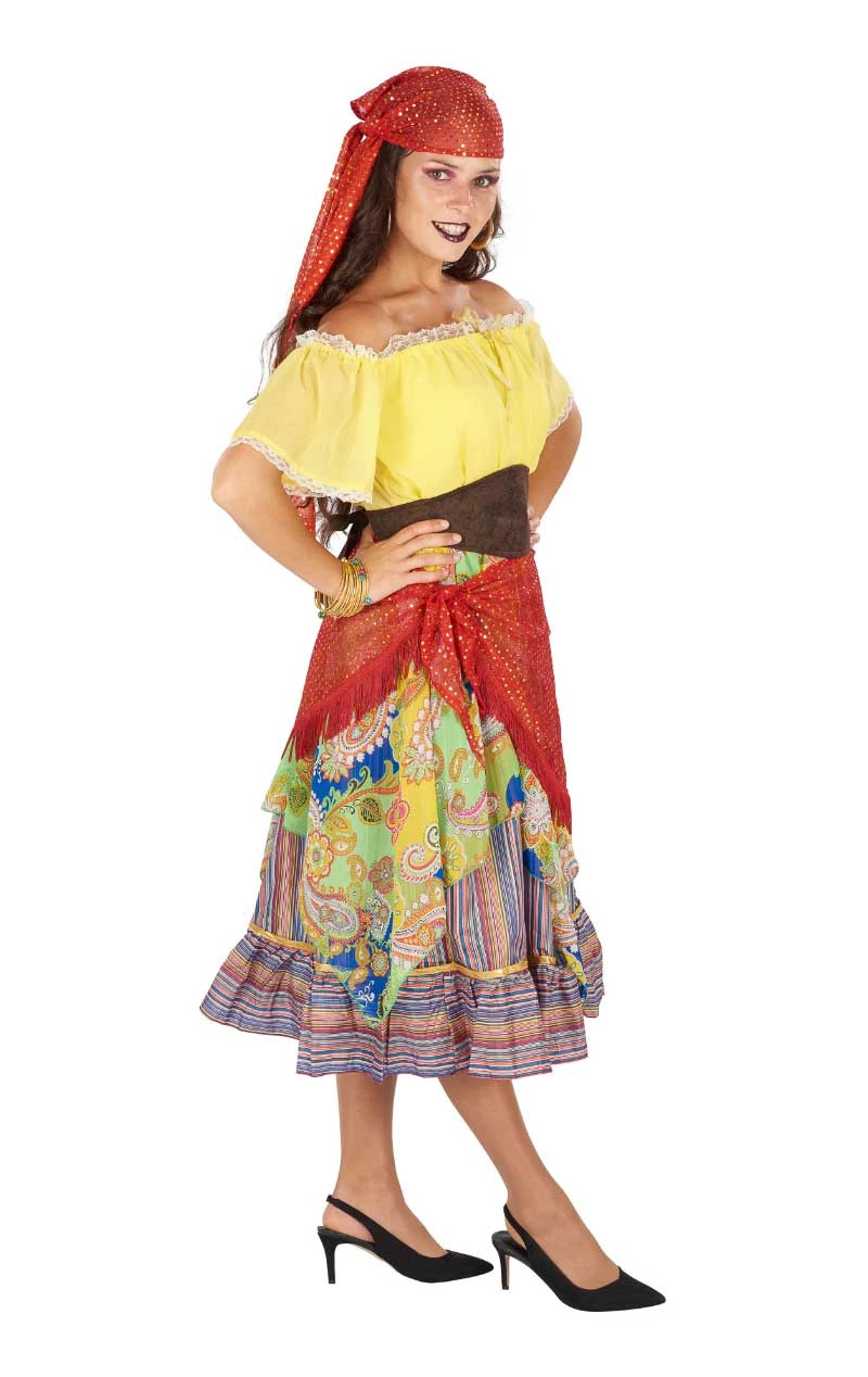 Womens Deluxe Fortune Teller Costume 2 Womens Deluxe Fortune Teller Costume - Image 2