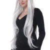 GENERIC Womens White Extra Long Cosplay Wig -Smiffys Sale Store womens white extra long cosplay wig 987977